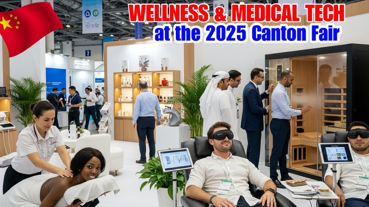 Why Everyone is Going to China’s Canton Fair | Wellness and Medical Products 2025 4k Walk Tour