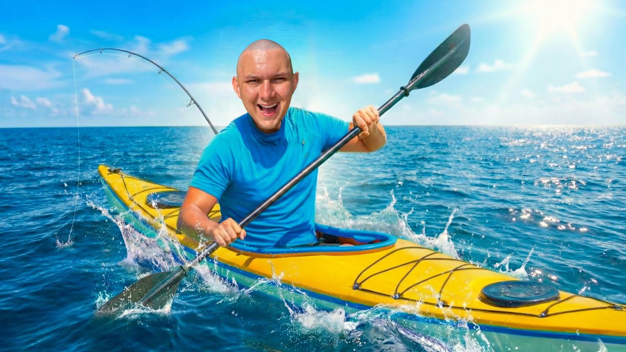 Solo Kayak Fishing On a Tropical Beach 🏝️🇵🇭