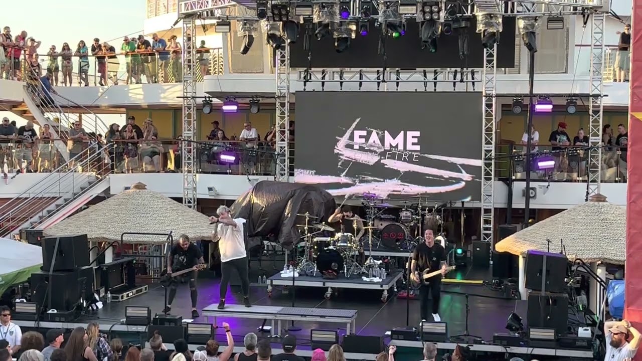ShipRocked 2023 - Fame On Fire - Full Set on the Deck Stage.