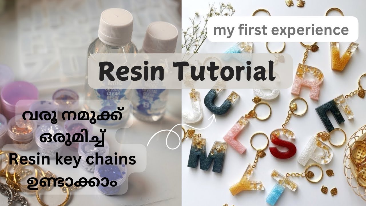 എളുപ്പത്തിൽ ഒരു Resin work ചെയ്യാൻ പഠിക്കാം/ Resin art tutorial for beginners in Malayalam