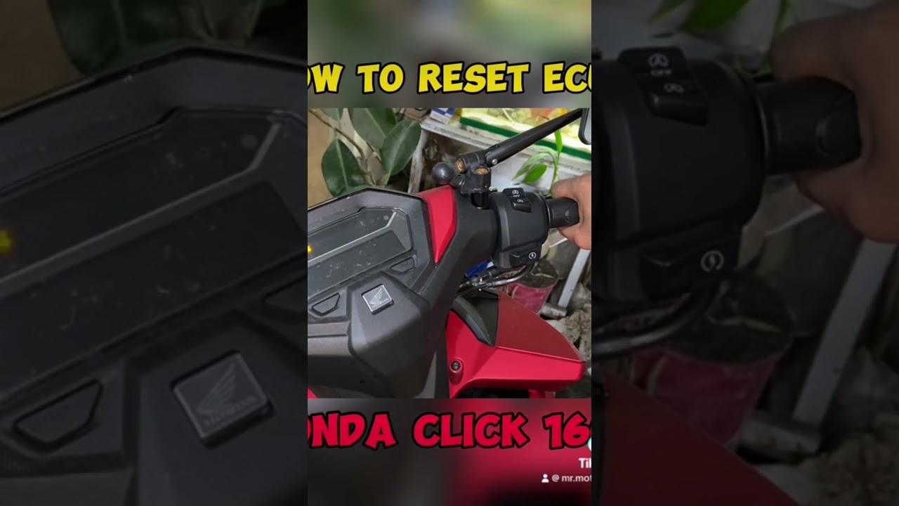 DIY | How to Reset ECU Honda Click 160 🔥 #click160 #hondaclick160 #vario160 #resetecu