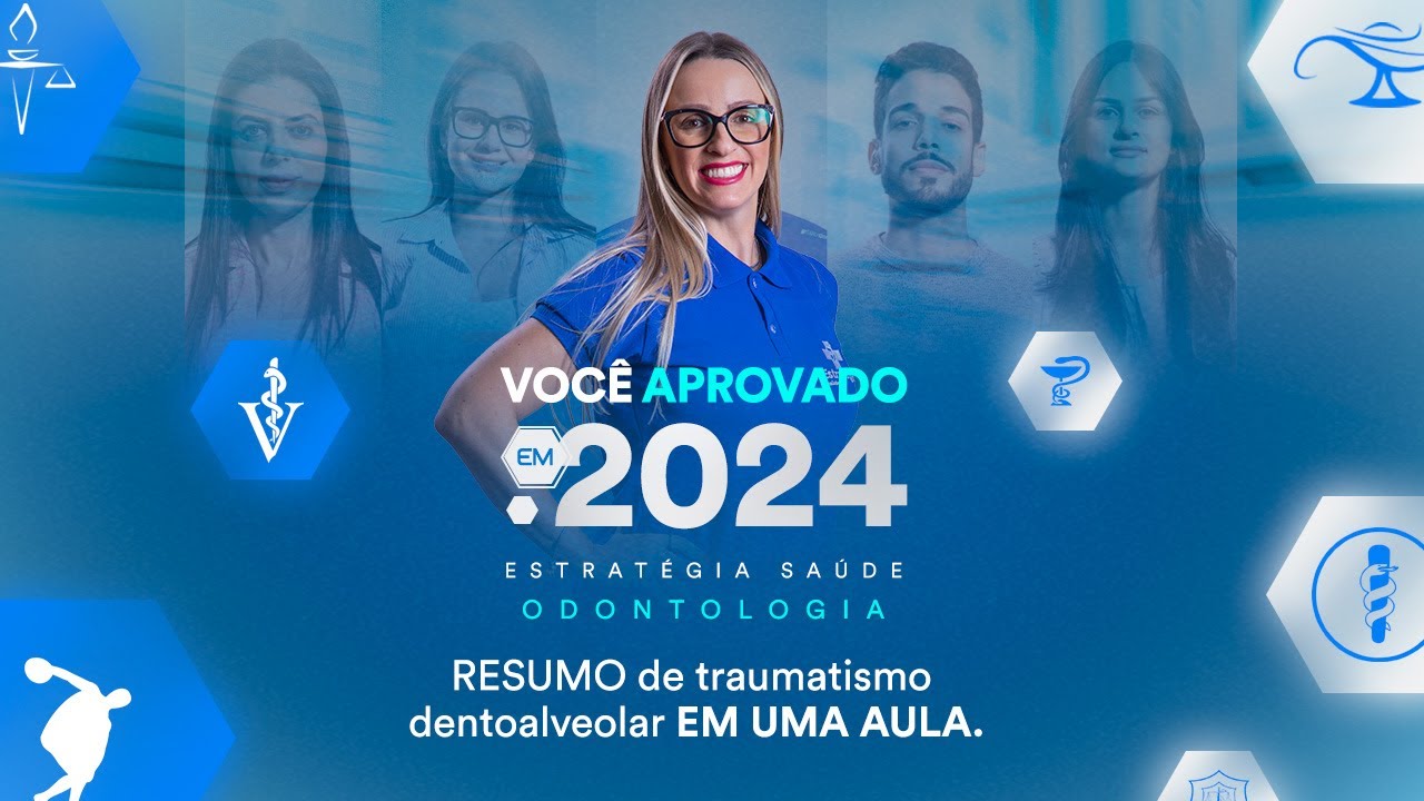 RESUMO de traumatismo dentoalveolar EM UMA AULA - Odontologia