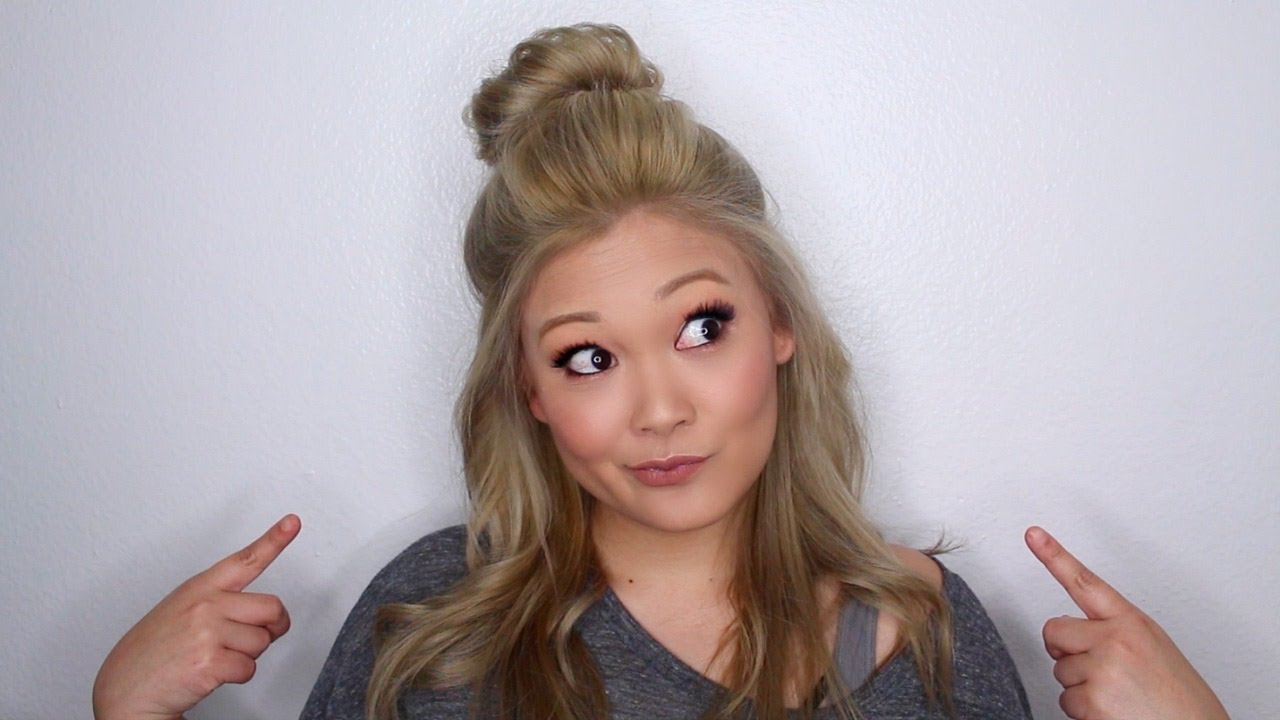Easy Half Up Half Down Hair Tutorial
