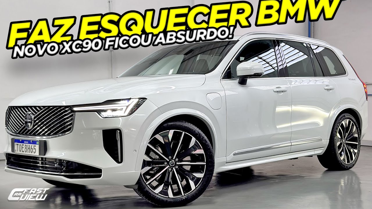 NOVO VOLVO XC90 ULTRA 2026 MELHOR SUV 7 LUGARES QUE ATÉ A BMW INVEJA! FICOU +LUXUOSO E FAZ 25 KM/L!