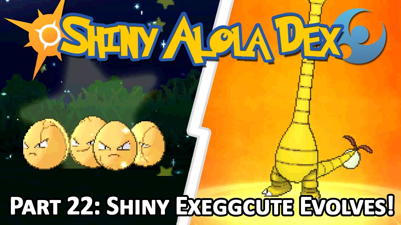 [LIVE!] Shiny Exeggcute after an 813 SOS Chain + Evolution! (Pokemon Sun and Moon)