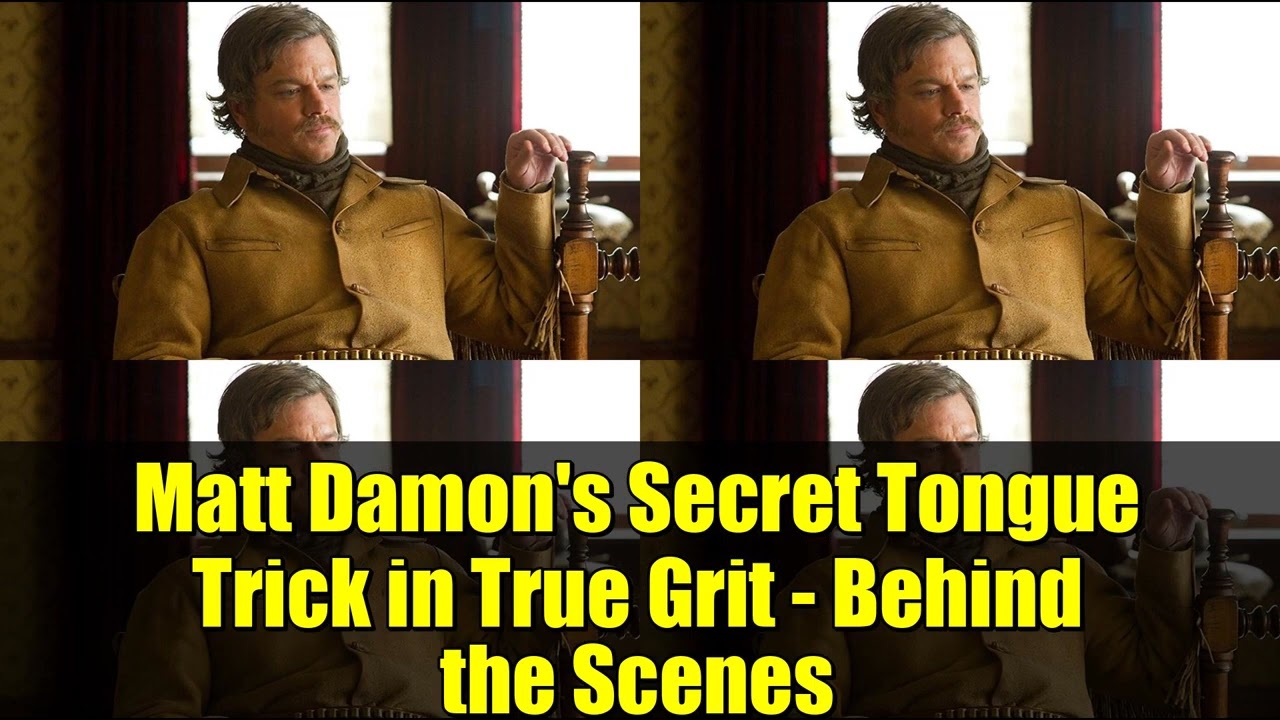 Секретный трюк Мэтта Дэймона с языком в фильме «Железная хватка»: закадровый текст