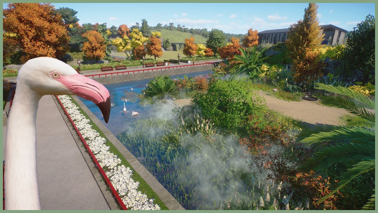 🦩Natural Flamingo habitat | Soliuko Zoo | Planet Zoo | speedbuild🍁