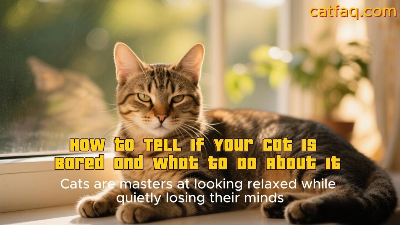 How to Tell If Your Cat Is Bored and What to Do About It