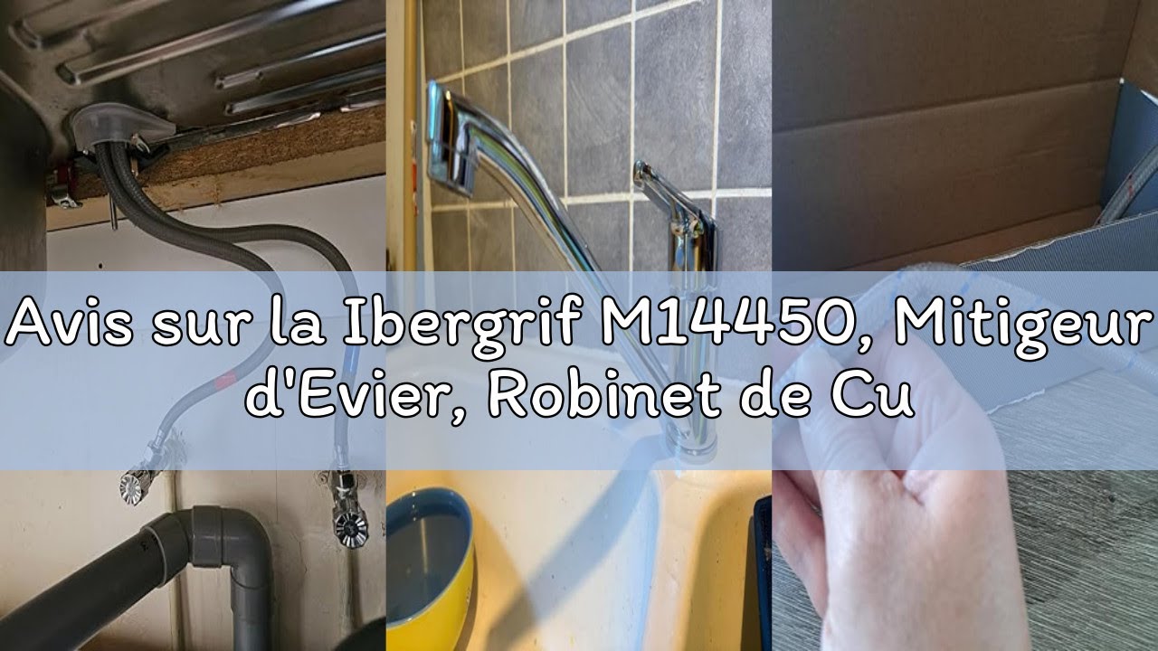 Avis sur la Ibergrif M14450, Mitigeur d'Evier, Robinet de Cuisine Monocommande, Mitigeur Cuisine Ori