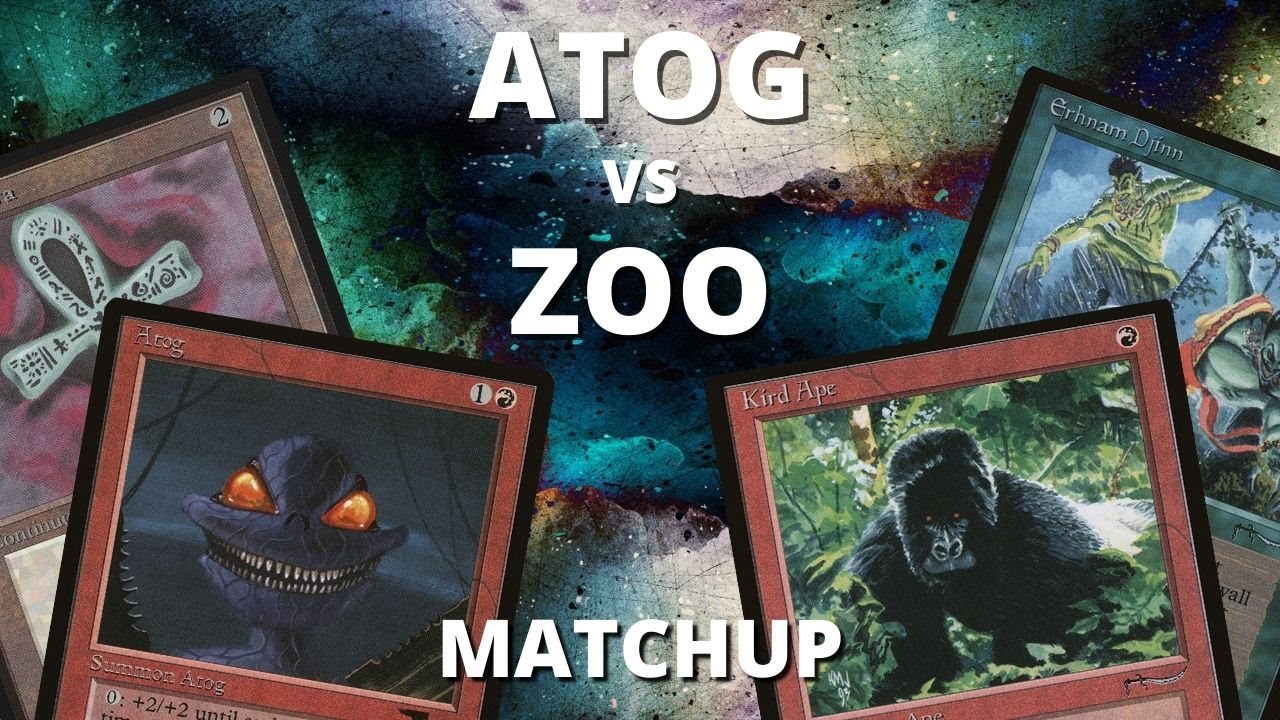 Atog vs Zoo | 1 | MTG Old School 93/94 (4K)