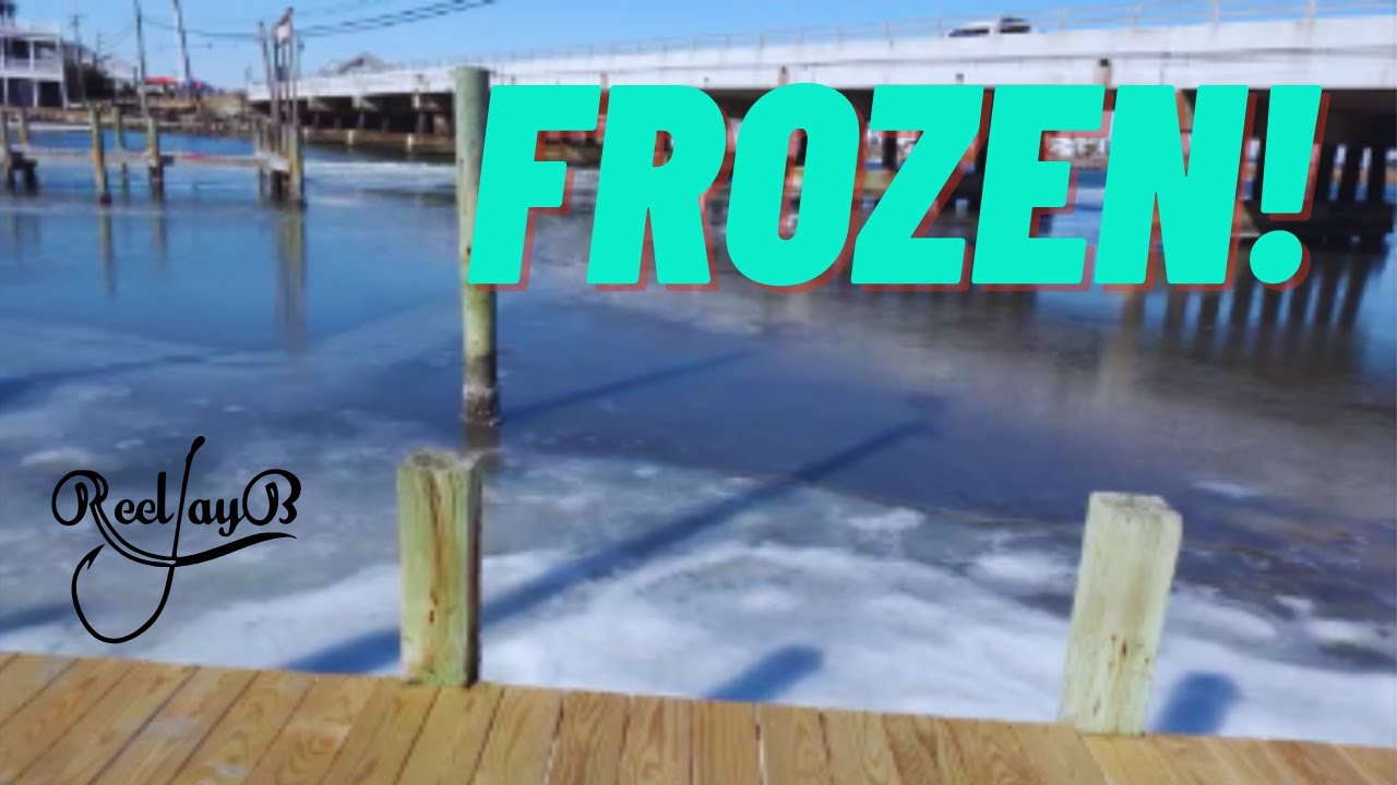 It's COLD Here And The Bay Is Partially Frozen!  Ocean City Maryland Temp Averages 25 Degrees #ocmd