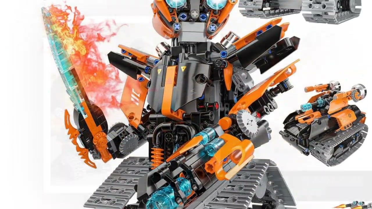 STEM Building Toys for Kids 6-14 – 5-in-1 Remote & APP Controlled Robot Kit 🤖🚗