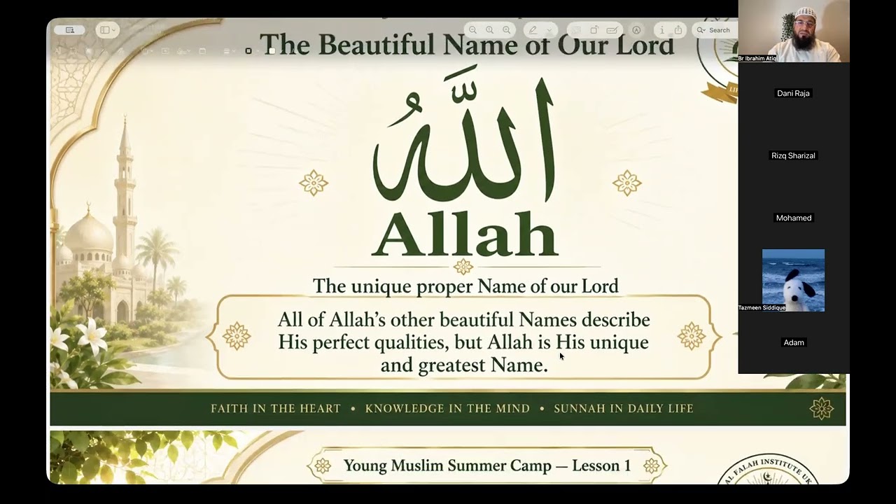 Day 1 UK Young Muslim Summer Camp