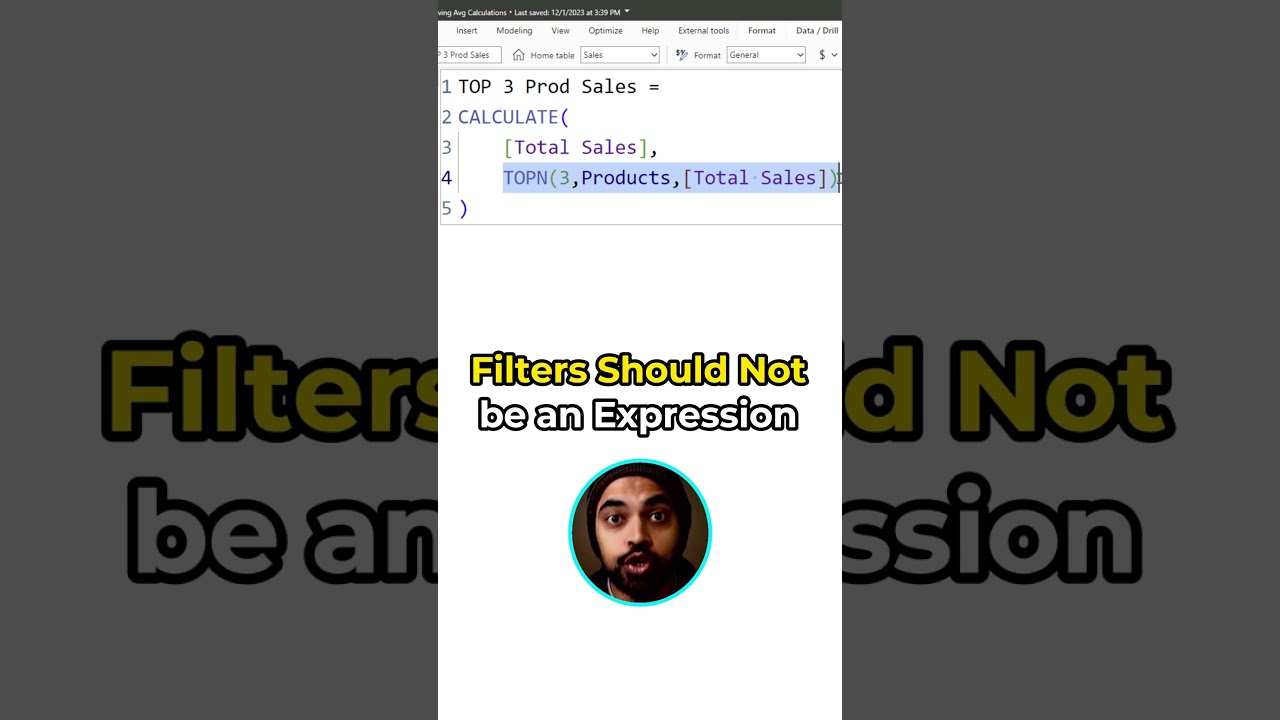 ❌Don't Make These CALCULATE Function Mistakes in Power BI ❌ #shorts #dax #powerbi