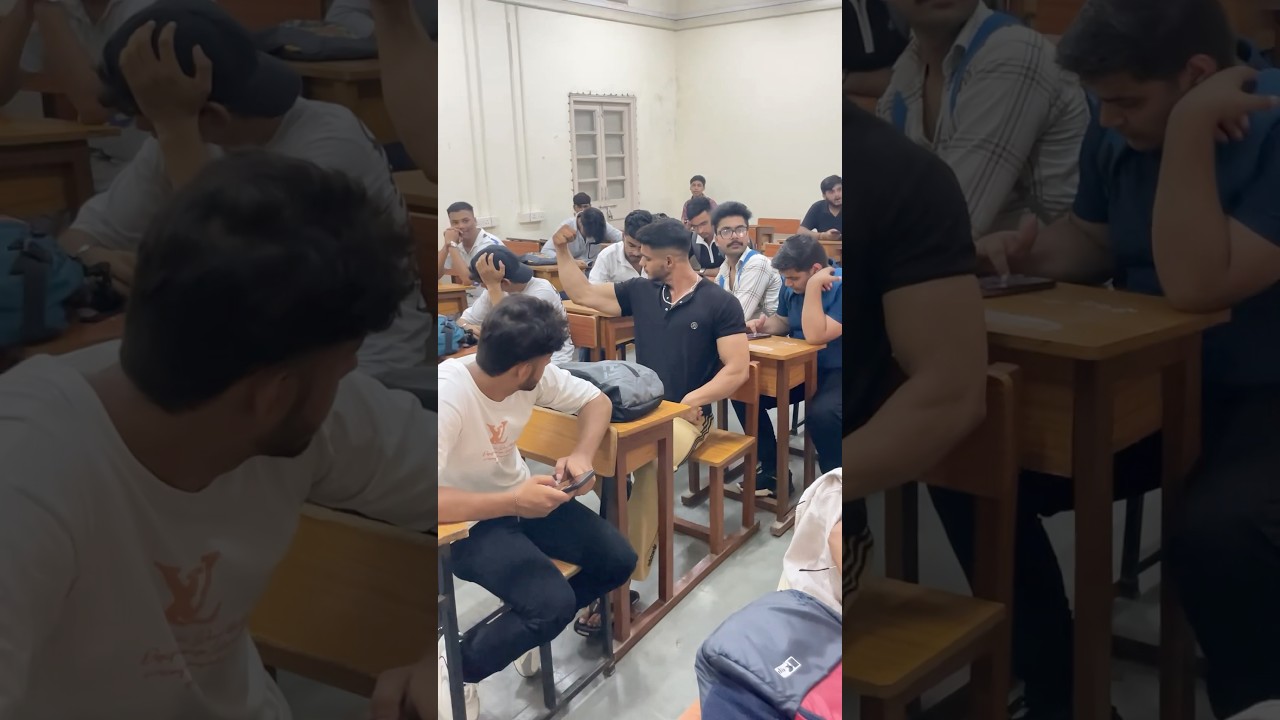Exam mein flexing💪 #exam #du #viral #flex #college