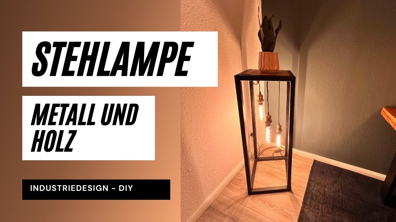 #diy | Stehlampe im Industriedesign ‼️✅