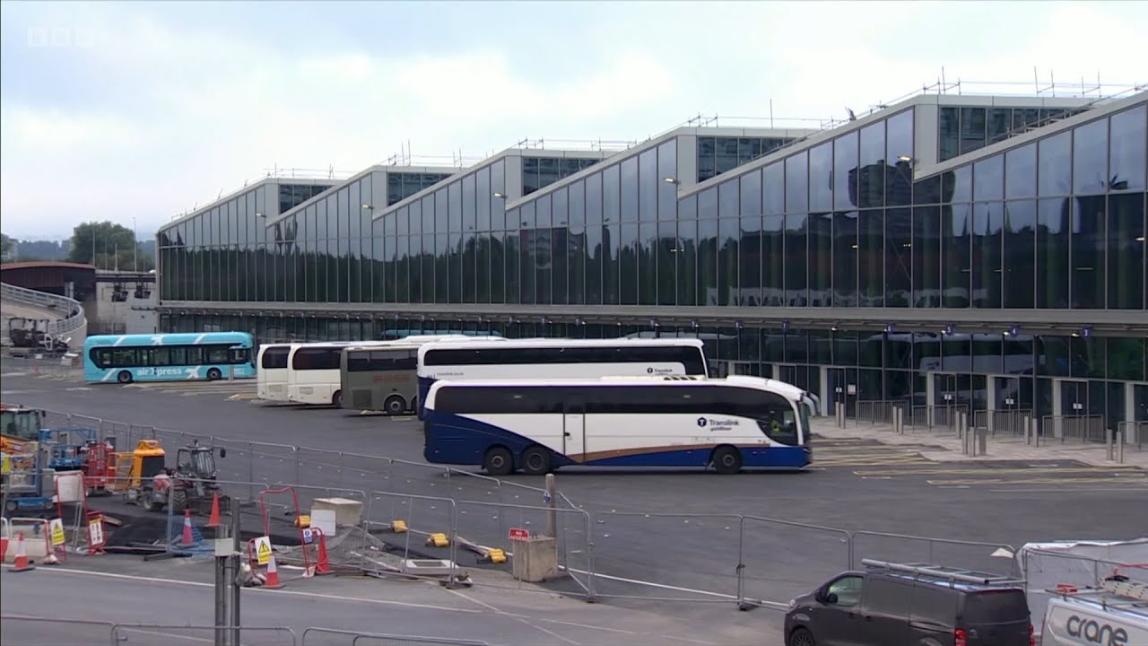 Grand Central Station Belfast - FIRST DAY of operation (buses only) - 8/9/2024