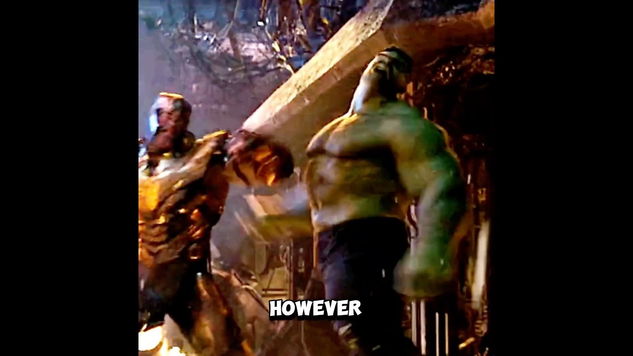 Why Hulk was WEAK Against Thanos in AVENGERS: INFINITY WAR... #shorts