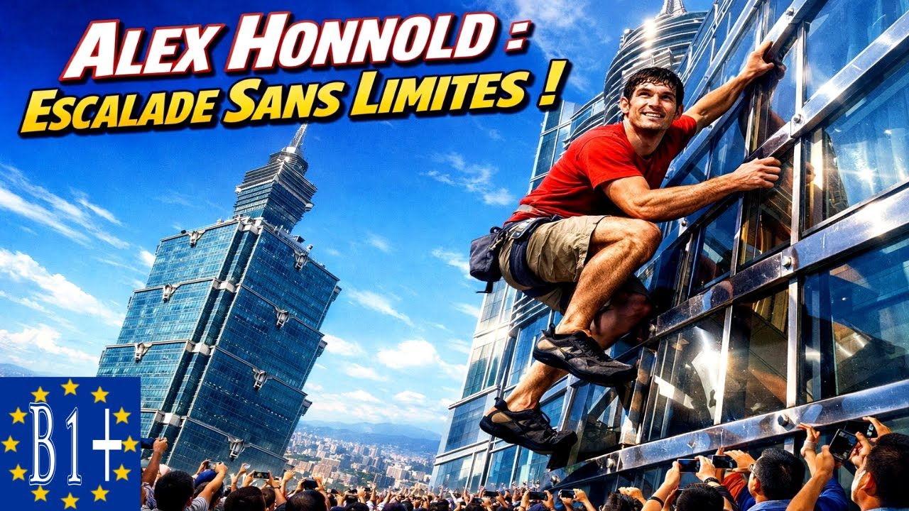 ALEX HONNOLD : L’ASCENSION DE LA TOUR TAÏPEI – ALEX HONNOLD: TAIPEI TOWER ASCENT (fr-en)