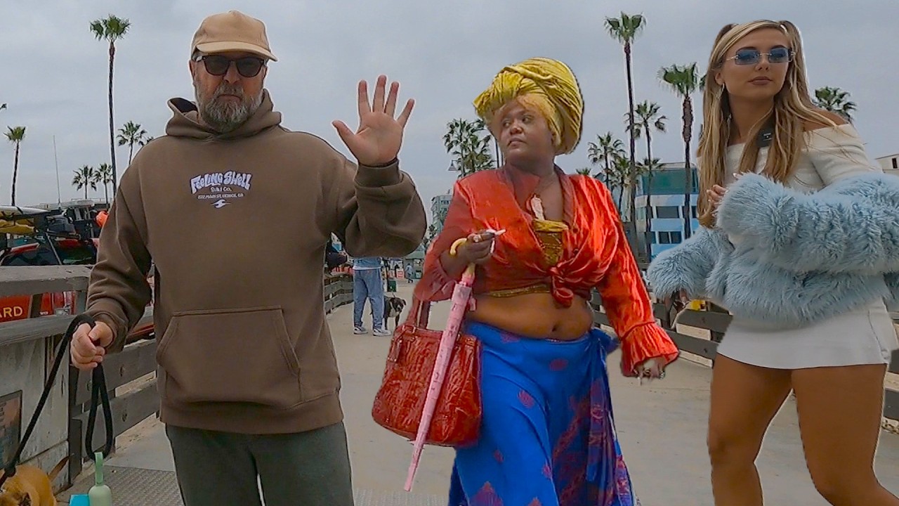 Venice Beach  Tour Before the Storm Arrives