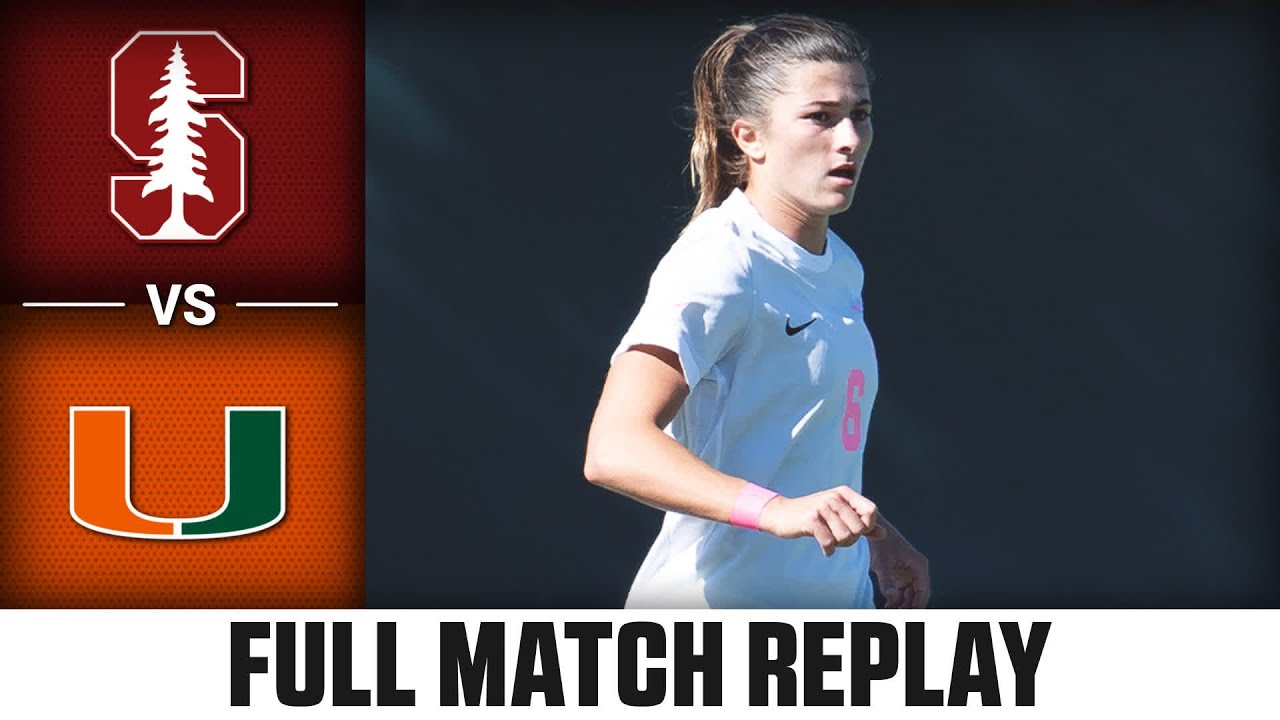 Stanford vs. Miami Full Match Replay | 2025 ACC Women's Soccer