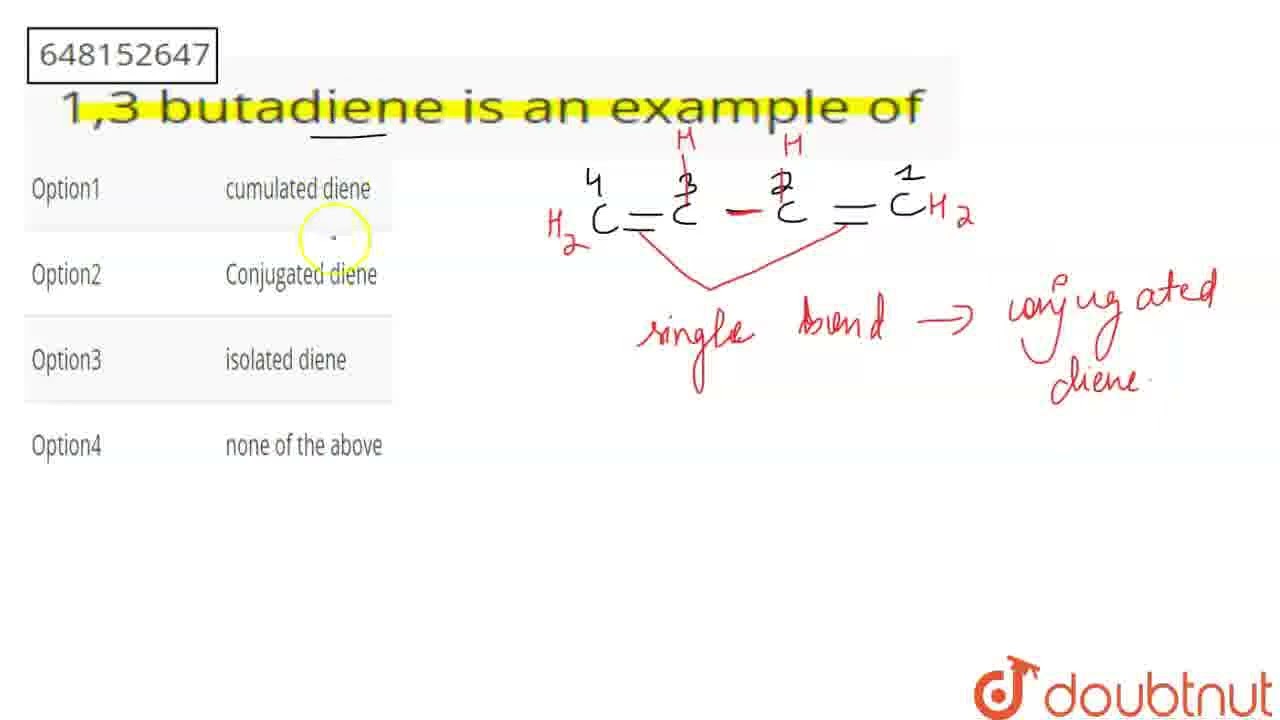 1,3 butadiene is an example of | CLASS 12 | HYDROCARBONS | CHEMISTRY | ARIHANT PUBLICATION | Dou...
