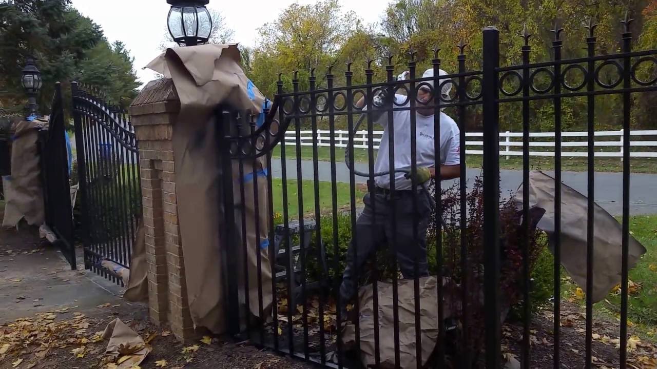 Graco FinishPro HVLP 9.5 in Action | Fence Painting in Potomac, Maryland | Zion Home Remodeling