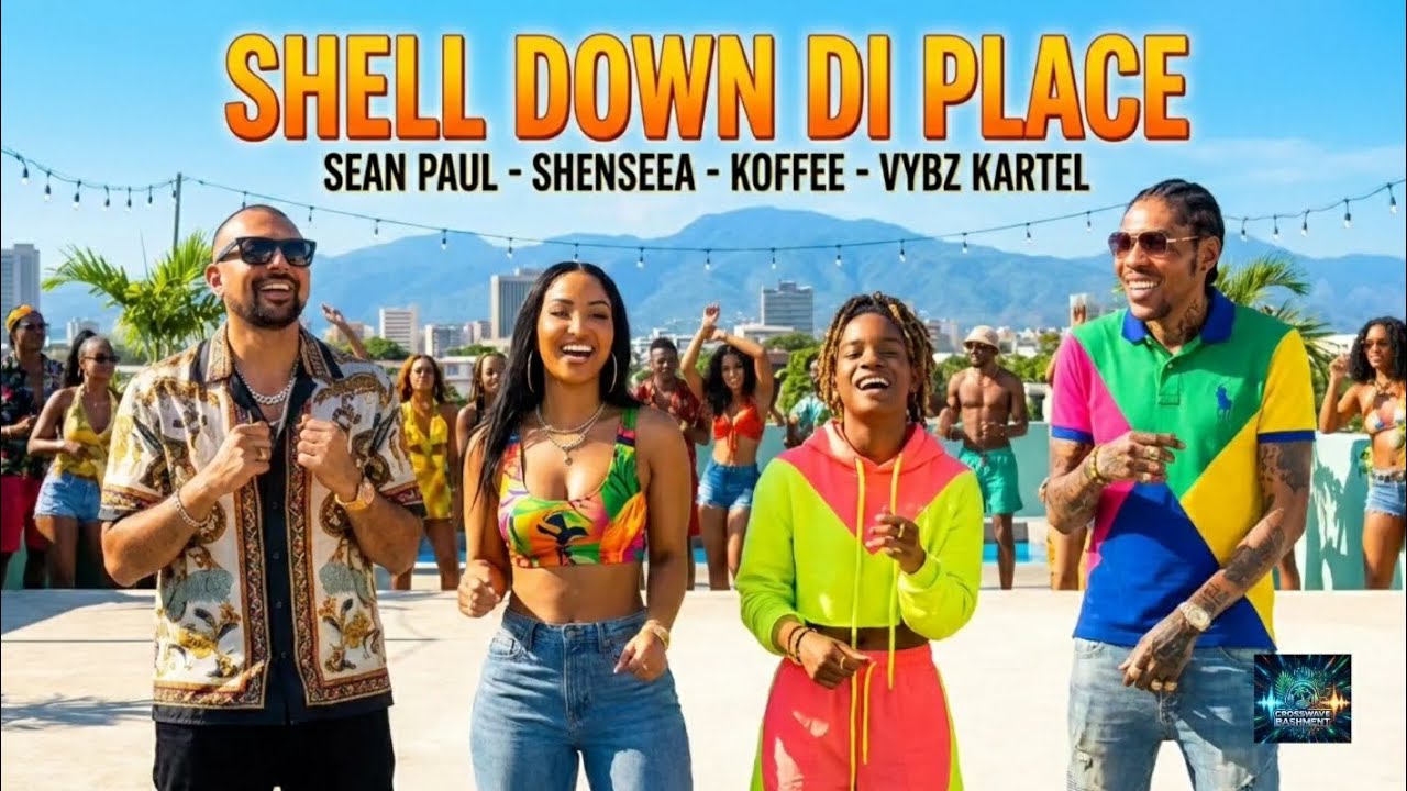 Sean Paul, Shenseea, Koffee, Vybz Kartel - Shell Down Di Place (Sweet Dancehall 2026 Lyrics Video) 