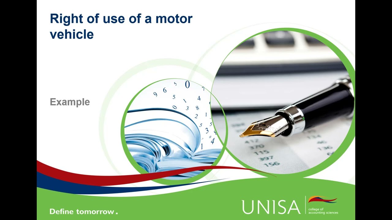 2022 LU 3 Right of use of vehicle EXAMPLE