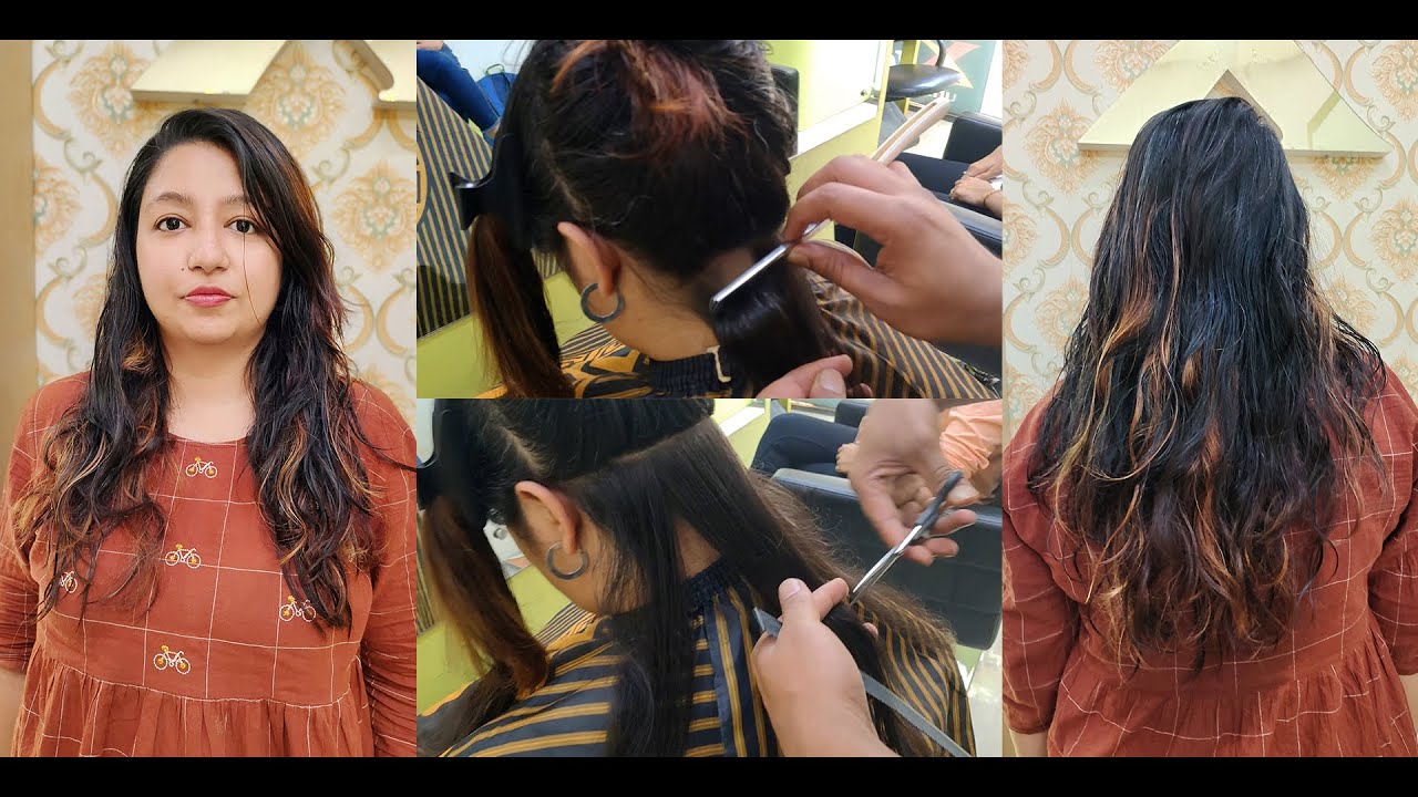 Long Bob Haircut With Nape Clean At Xtrim Unisex Salon |Haircut 2024