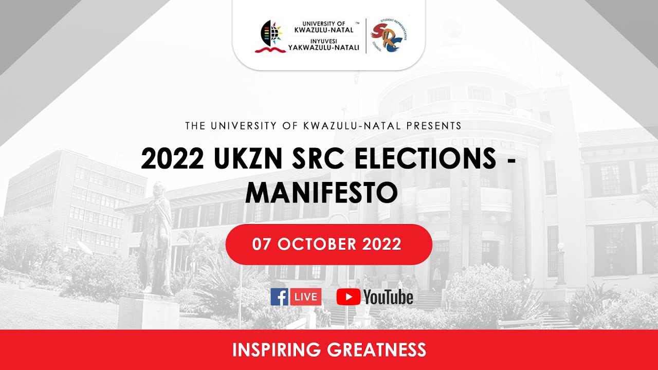 UKZN SRC ELECTIONS MANIFESTO