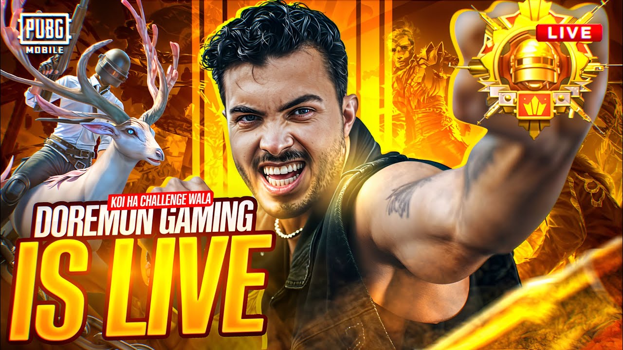 RANK 1800 KEYA AJJ CONQUEROR HOJAYEGA ?  | DOREAMON GAMING | PUBG MOBILE
