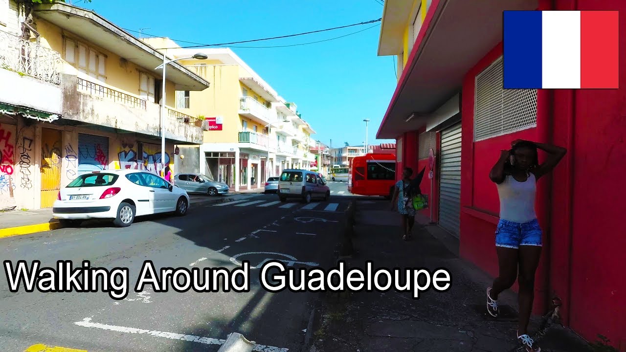 Guadeloupe - Pointe-a-Pitre Walking to Memorial ACTe - 2017 4K