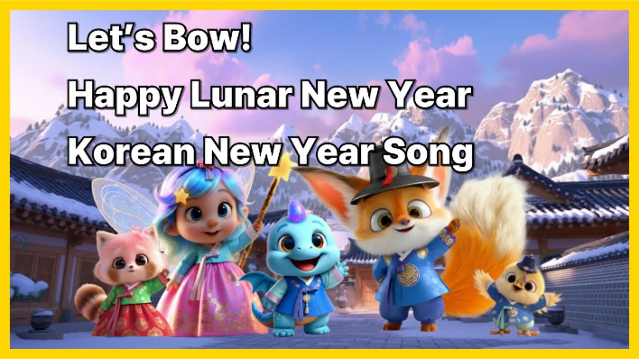🎵 Kids Song | Let’s Bow | Korean New Year Greeting Song | Melo & Meloo Kids