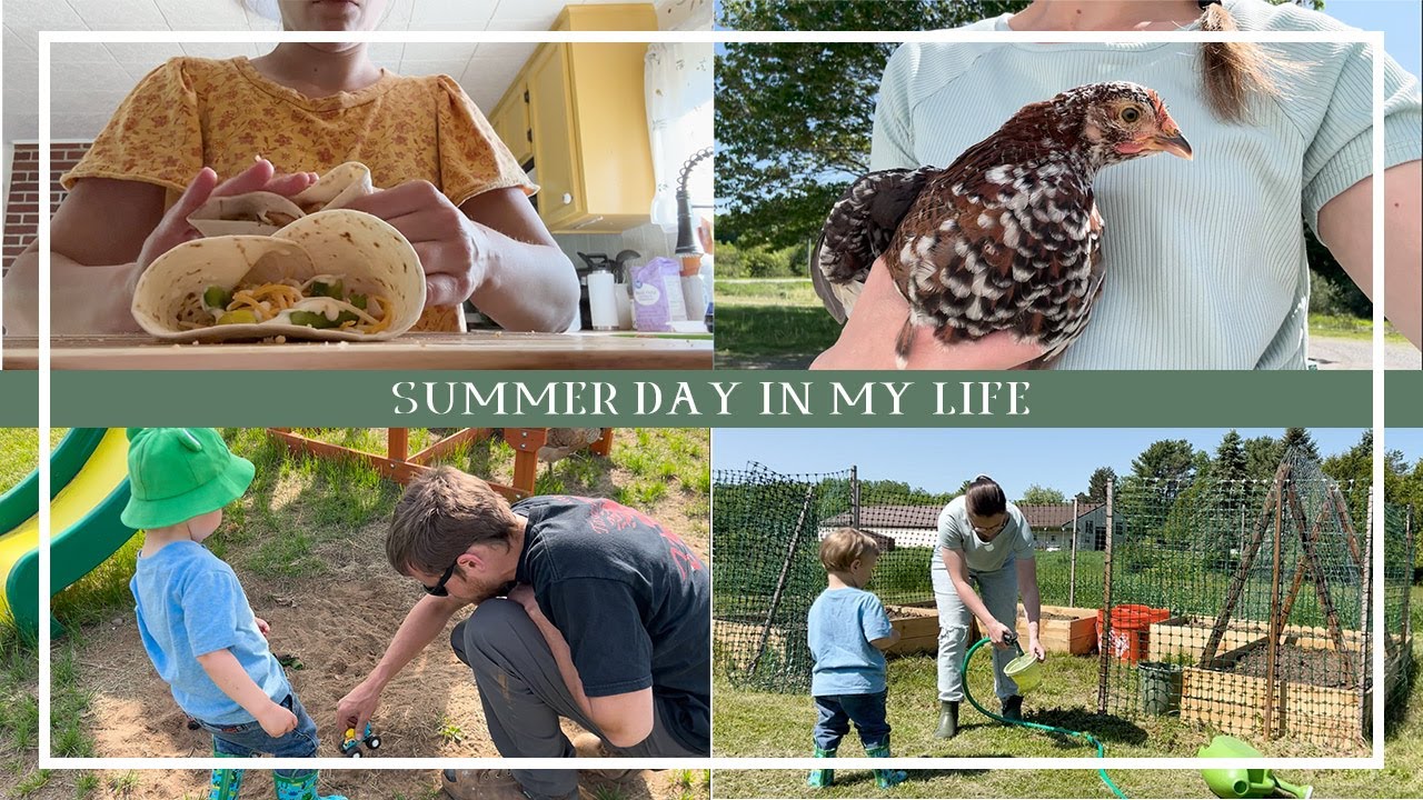 An extremely chatty Day in my Life – chicken chores, house keeping & more! | SAHM with a toddler