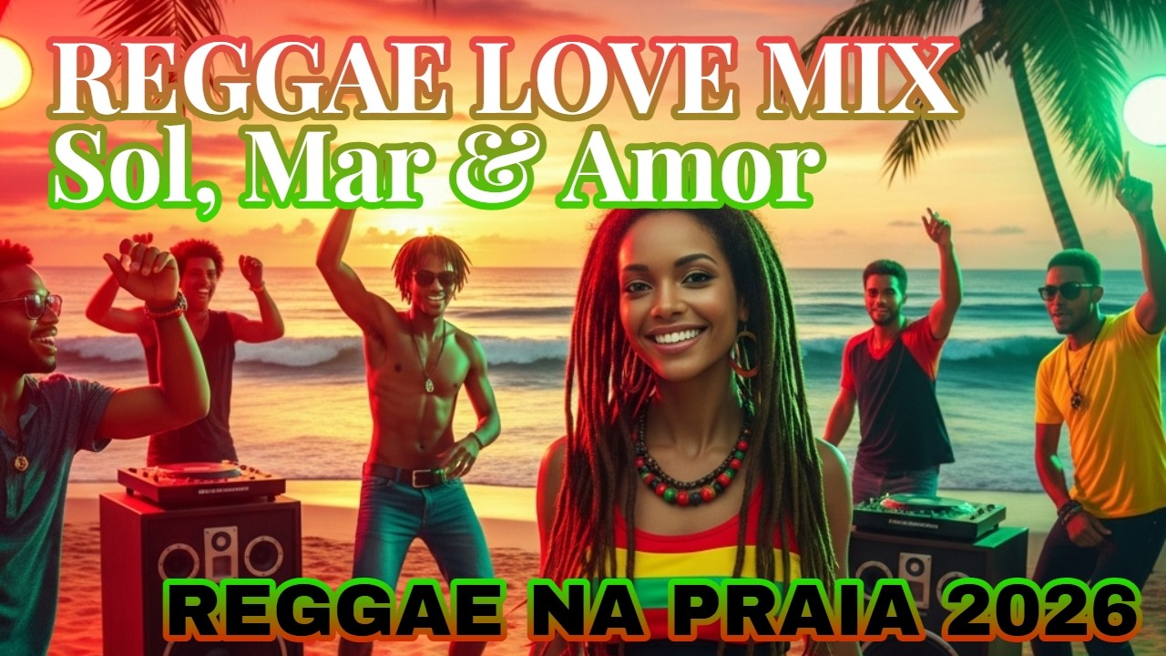 REGGAE BRASIL 2026 🌴 Sol, Mar & Nosso Amor | Good Vibes Reggae Mix Para Relaxar na Praia