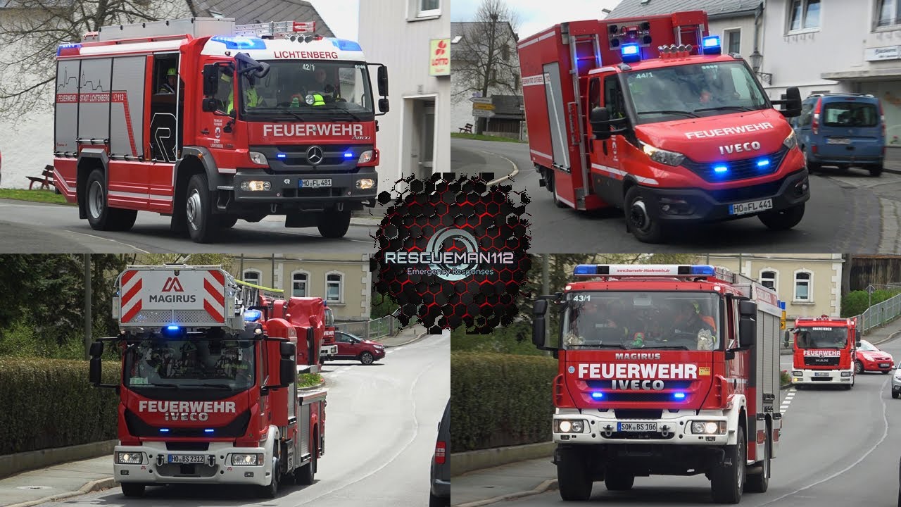 🚨 [Gebäudebrand] Einsatzübung in Lichtenberg (Oberfranken)