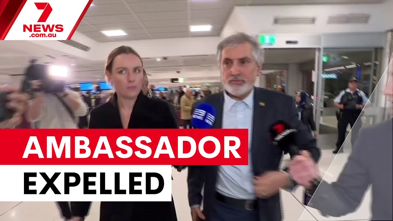 Iranian ambassador expelled over anti-Semitic attacks | 7NEWS