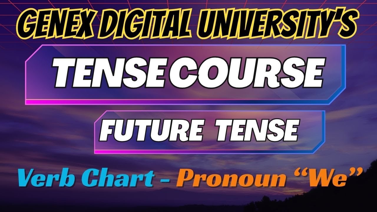 Future Tense | "WE" | Affirmative/Negative/Interrogative | GeNex Digital University