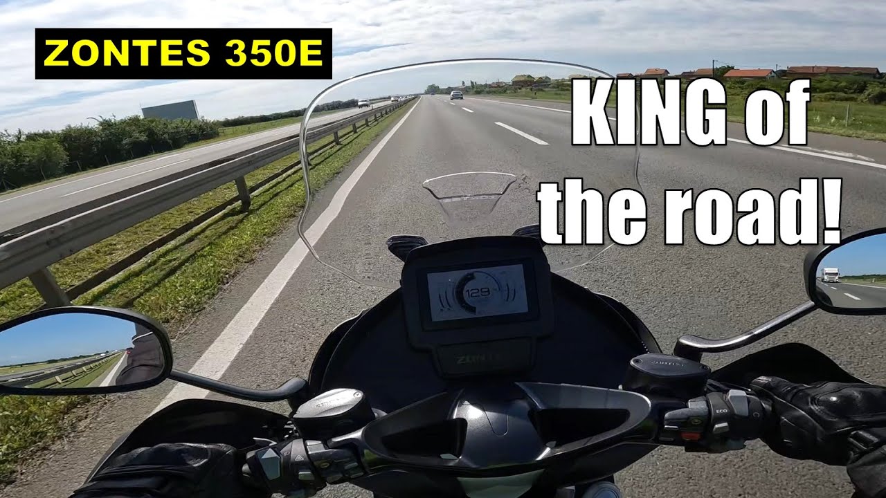 *ZONTES 350E* Speed and comfort on long distances #motovlog