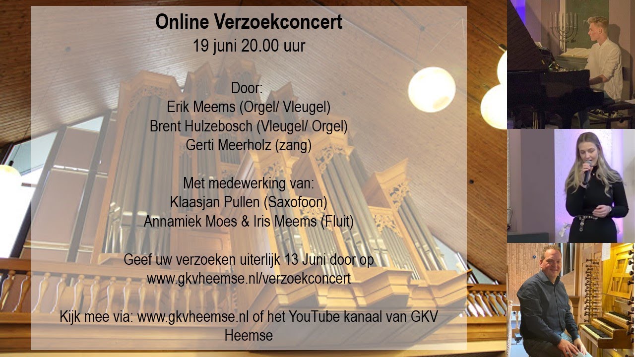 GKV Heemse | Verzoekconcert | 19 Juni 2021 20:00 uur