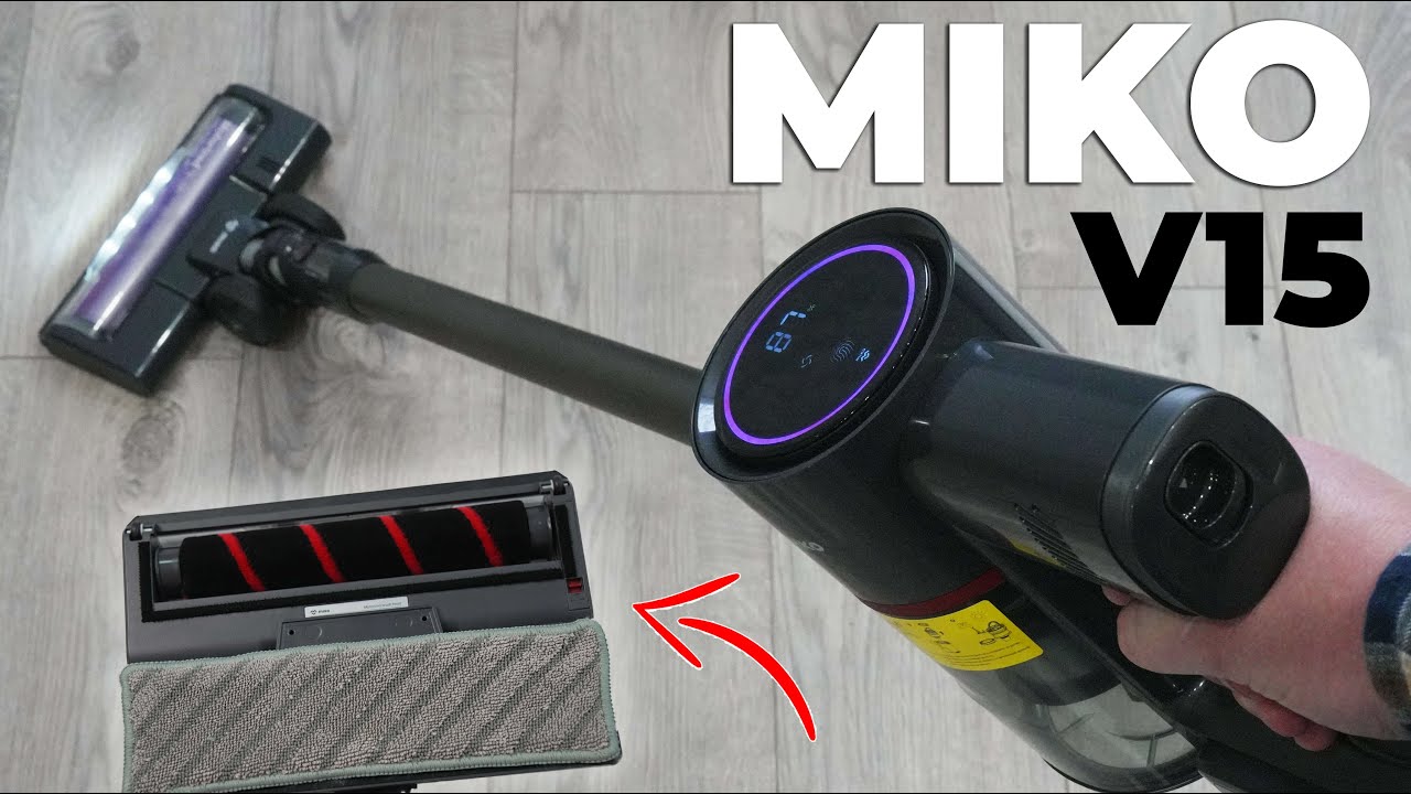 Miko V15: пылесос для сухой и влажной уборки в улучшенной комплектации✔️ Ещё мощнее! ОБЗОР и ТЕСТ✅