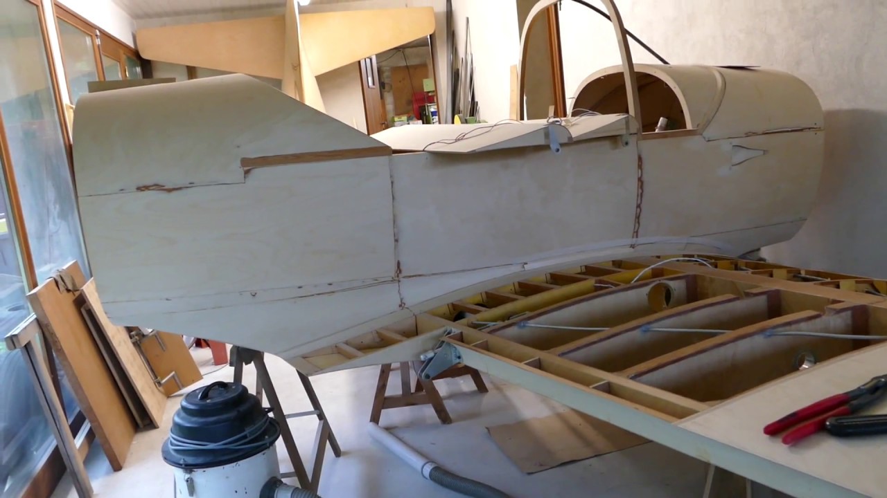 Léon et la construction de son avion, Le Falco aout 2017