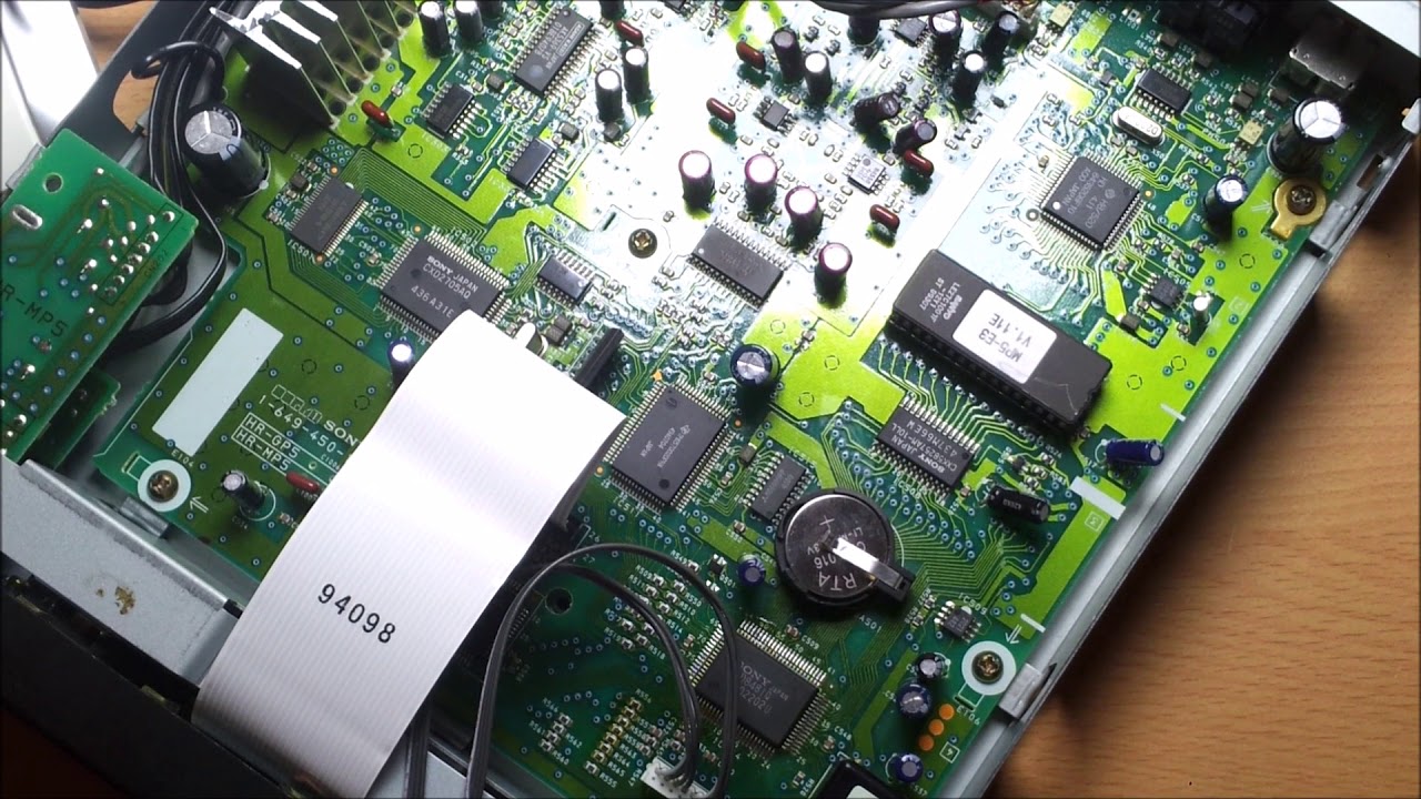 Sony HR- MP5 Batterie Tausch und reseten.