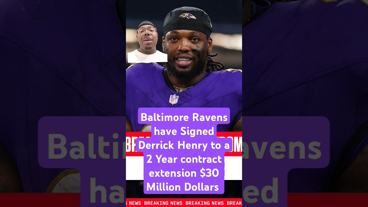 NFL News 🚨 | Baltimore Ravens have Signed Derrick Henry to a 2 Year contract extension $30 Million