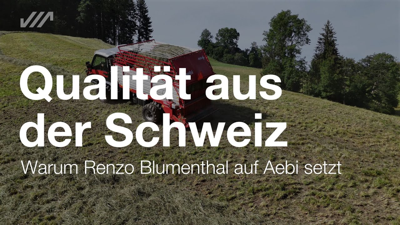 Aebi Schmidt Швейцария | Качество из Швейцарии - Почему Ренцо Блументаль выбирает Aebi