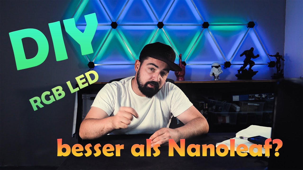 DIY RGB LED Lampe Besser als Nanoleaf