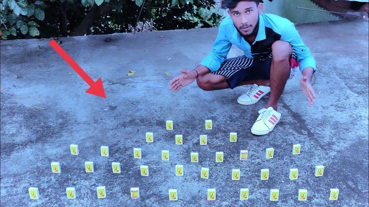 50 माचिस को कुचल दिया 😱 machis tricks experiment ll mr Ak Racer