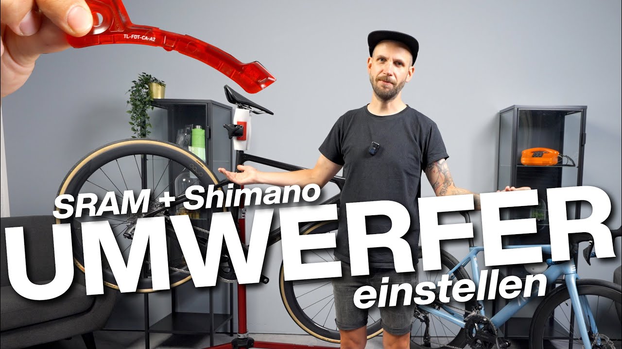 Sram AXS vs. Shimano Di2 Umwerfer montieren & Schaltung einstellen. Keine Kettenabwürfe mehr!
