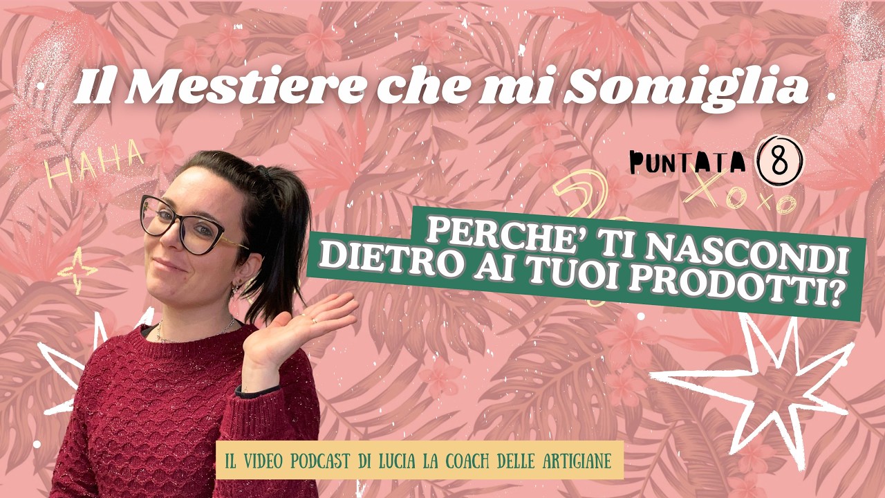 Perché ti nascondi dietro i tuoi prodotti? Mostri tutto tranne te
